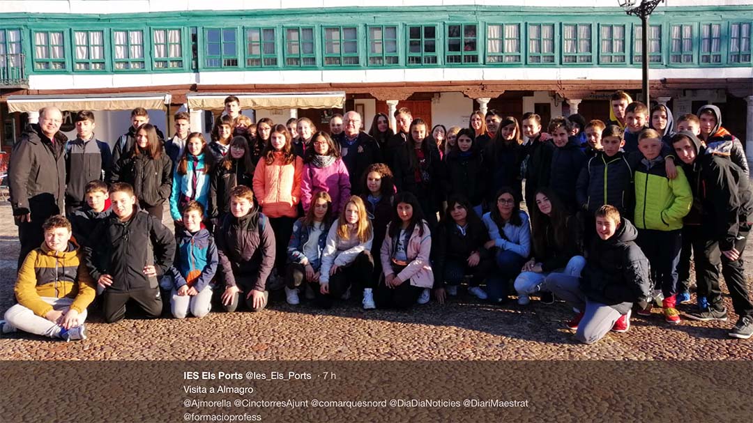 Alumnes de l’IES Els Ports visiten Almagro