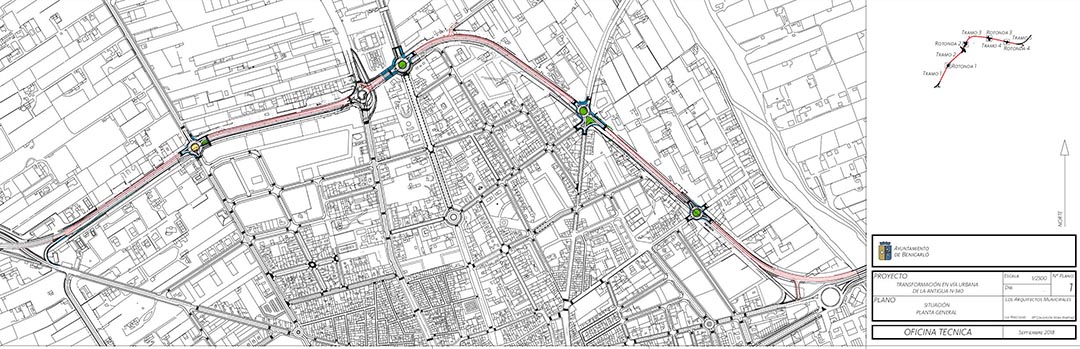Ix a licitació la urbanització del tram urbà de l’antiga N-340