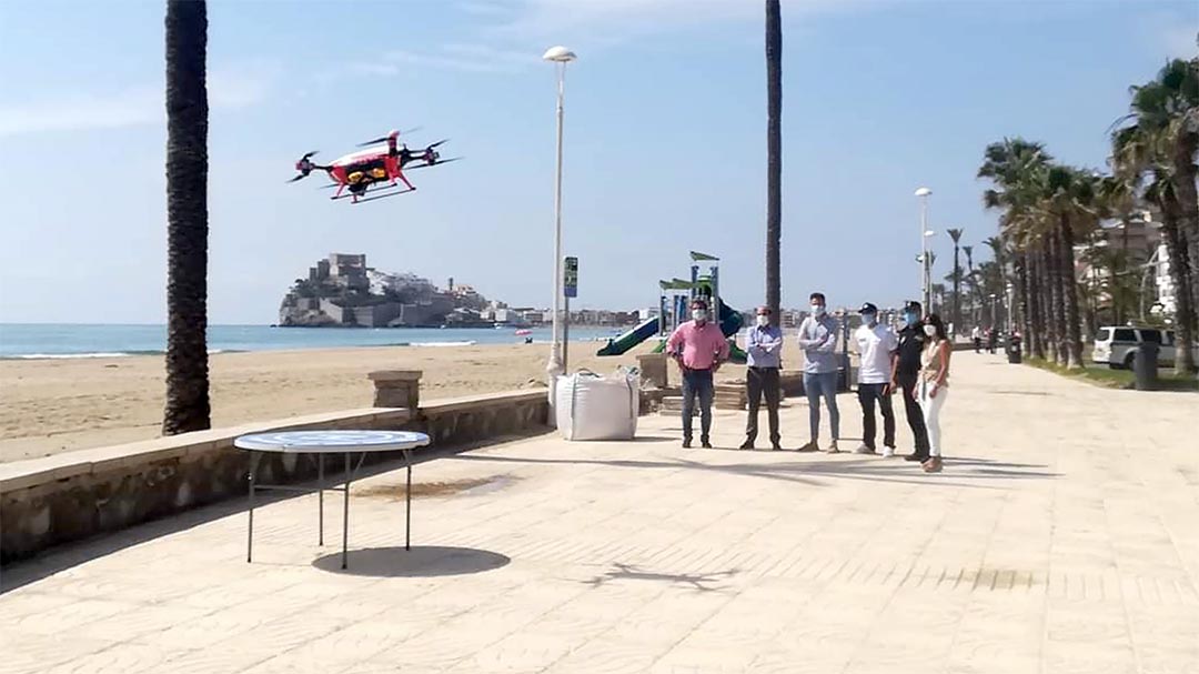 Peníscola comptarà quanta gent hi ha a les platges amb dron