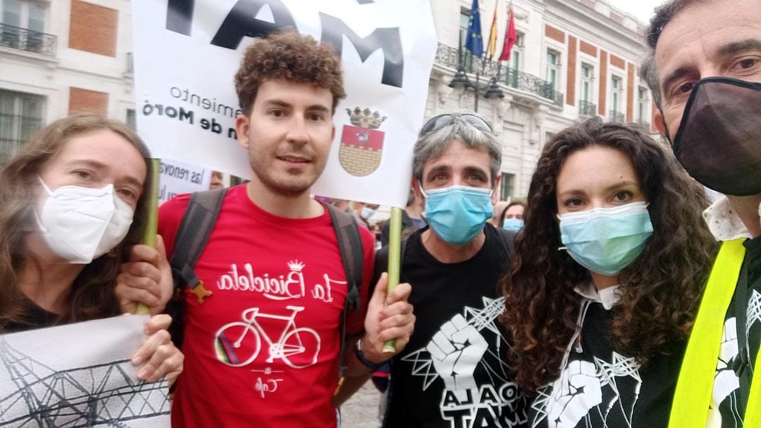 La Plataforma contra la MAT es manifesta a Madrid