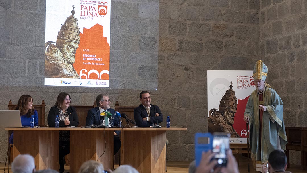 José Martí reivindica al Papa Luna en la presentació dels actes pel 6è centenari de la seua mort