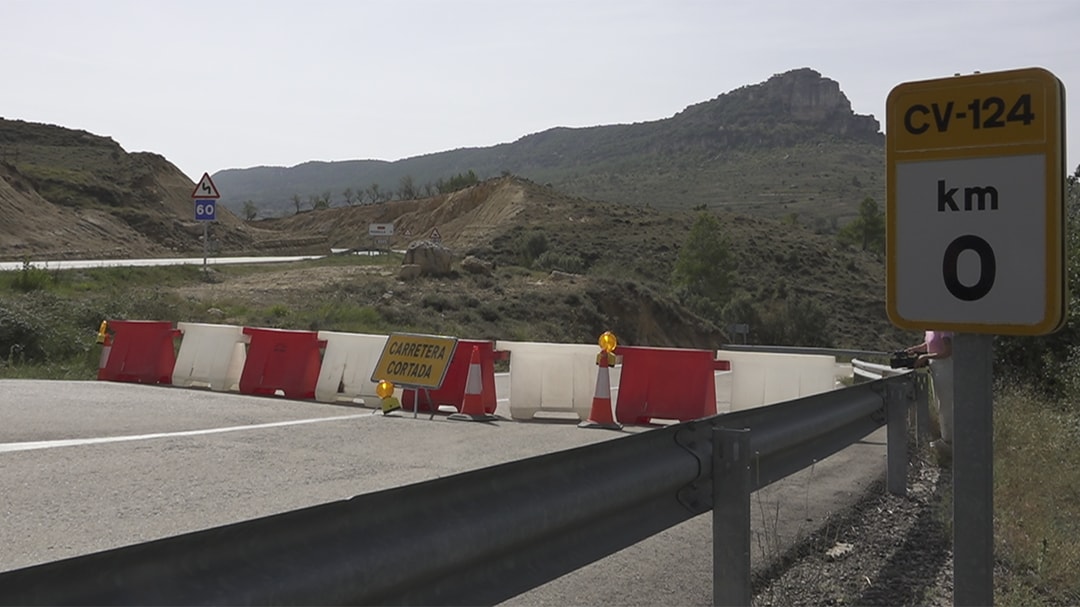 La carretera de Forcall a Morella estarà tallada un mes