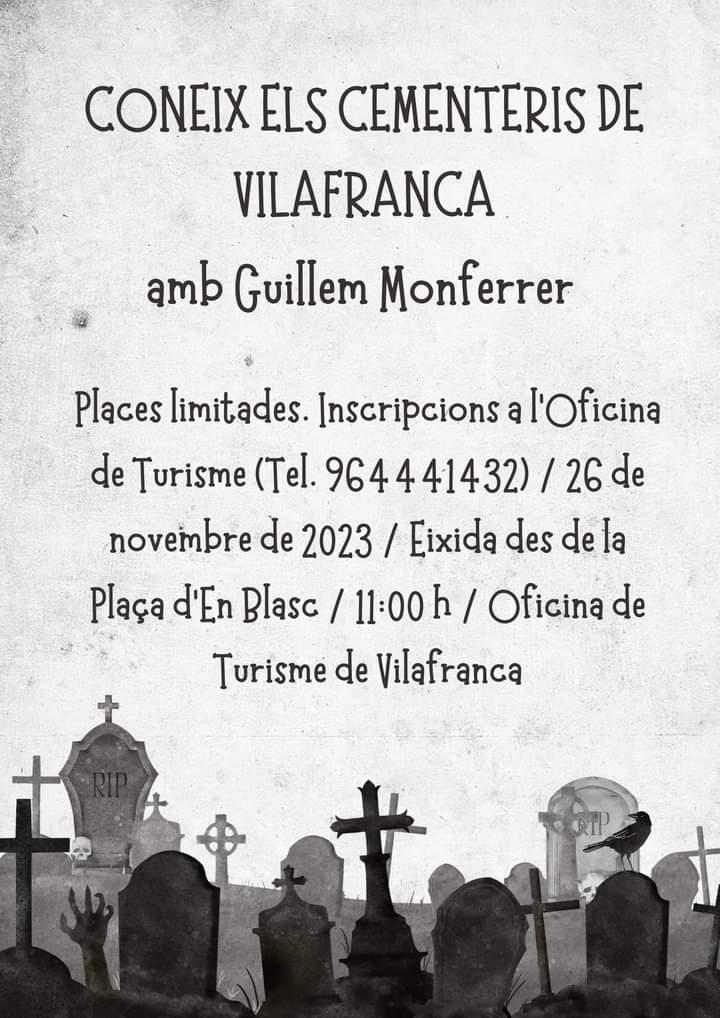 Una proposta per descobrir els secrets dels cementeris de Vilafranca