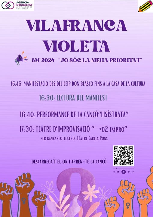 “Vilafranca Violeta. Jo sóc la meua prioritat”
